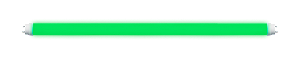 Lâmpada LED tubular Verde 9W bivolt 60cm.