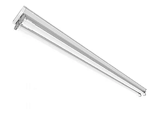 Luminária multifuncional na cor branca para 1 lâmpada 18/20W 120cm.