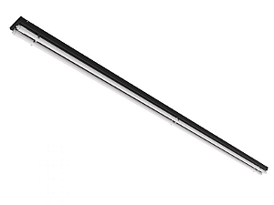 Luminária multifuncional na cor preta para 1 lâmpada 36/40/45/65W 240cm (HO).