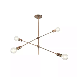 Pendente Atenas Ø75x55cm Metal Cobre.