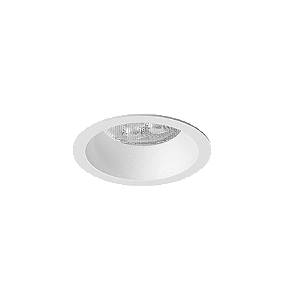 Spot de Embutir Branco Fosco Nya Redondo Mini Dicroica Ø5,4x6,7cm Alumínio.