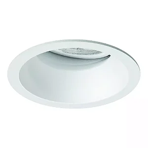 Spot de Embutir Branco Fosco Nya Redondo Facho Orientável Mini Dicroica Ø5,7x7,2cm Alumínio.