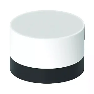 Arandela de Parede Tambo Redondo Ø11,7x7,5cm Alumínio.