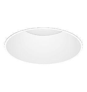 Spot de Embutir LED Daka Redondo Recuado 2700K 18,1W Bivolt Ø21,2x11,6cm Alumínio Branco Fosco Microtexturizado.