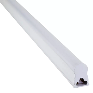 Luminária de Sobrepor LED Tubo Retangular 6500K 18W Bivolt 117,3x2,2x3,5cm Alumínio e Polipropileno Branco.