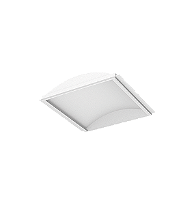 Luminária de Embutir LED Tulia Quadrado 5000K 26,5W Bivolt 44x44x9cm Alumínio Branco Fosco.