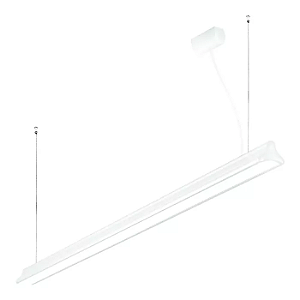 Pendente LED Jasiri Linear 3000K 36,7W Bivolt 113x4,5x3,8cm Alumínio Branco Brilhante.