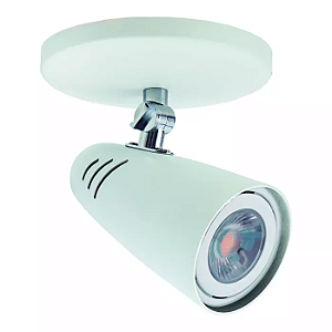 Spot de Sobrepor Ideia PAR20 13,5x7,2x13,3cm Alumínio Branco Fosco.