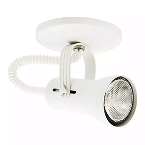 Spot de Sobrepor Wazi PAR20 13x7,3x12,7cm Alumínio Branco Fosco.