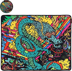 Mouse Pad Gamer Pcyes 500x400 mm, Dragon Medium - PMD50X40