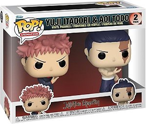 Funko POP! Jujutsu Kaisen - Yuji Itadori e Aoi Todo  #2