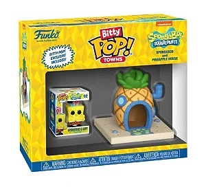 Bitty Pop! Town Bob Esponja - Bob Esponja e Gary na Casa de Abacaxi