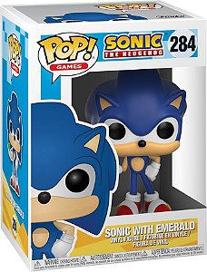 Funko POP! Sonic the Hedgehog - Sonic com Esmeralda #284
