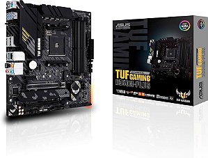 Placa mãe Asus B550M-Plus, TUF Gaming, 4x DDR 4, AMD AM4