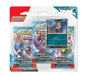 Pokemon TCG - Blister Triplo, EV9 Amigos de Jornada - Scraggy
