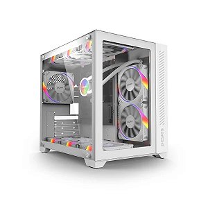 Gabinete Gamer, Forcefield White Ghost, Pcyes - GFFWGP