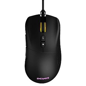 Mouse Gamer, Gaius, Pcyes, 12400 DPI, 6 botões, RGB - PMGGBV