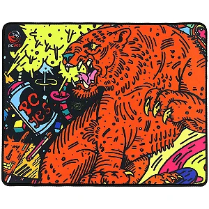 Mouse Pad Gamer Pcyes 500x400 mm, Tiger Medium - PMT50X40