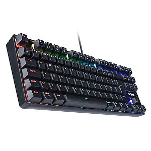 Teclado Gamer Mecanico, Neron TKL 75%, Pcyes, Switch Blue, Hotswap, RGB - PNOHBLRGB