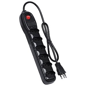 Filtro de Linha 6 Tomadas PP, 1M