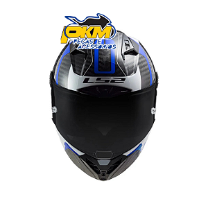 Capacete Ls2 Ff805 Thunder C Racing 1 Aluz/White