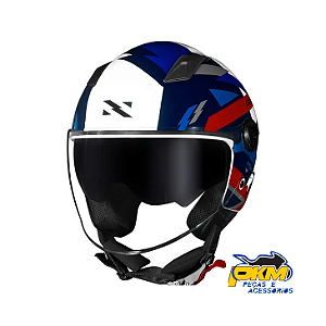 Capacete Para Motociclista Norisk Orion Sv Denver Azul