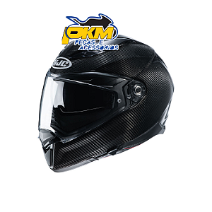 Capacete Hjc F70 Solido Carbon Preto