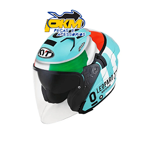 Capacete Kyt Nf-J Dennis Foggia Replica Leopard