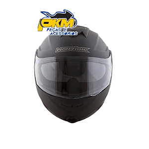 Capacete Norisk Route Ff345 Monocolor Matte Black
