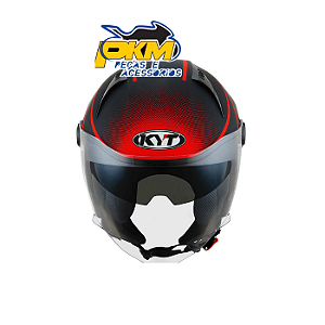 Capacete Kyt D - City Colorful Matt Red