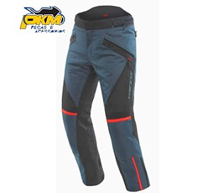 Calça Para Motociclista Dainese Tempest 3 D-Dry Ebony/Black/Lava-Red