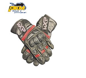 Luva Para Motociclista Wxr Speedmaster Preto/Vermelho