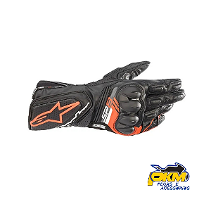 Luva Alpinestars Sp 8 V3 Preto/Vermelho