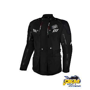 Jaqueta Para Motociclista Asw Tsunami Preto