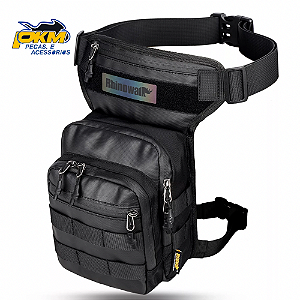 Bolsa Rhinowalk De Perna Multifuncional Para Motociclista Mt102bk