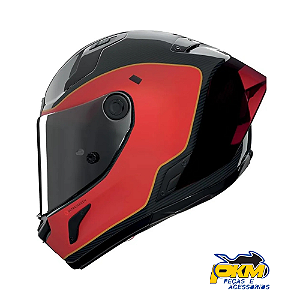 Capacete Para Motociclista Nolan X-804 Rs Asso Di Picche Vermelho