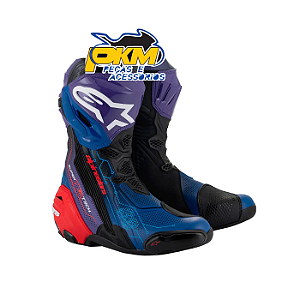 Bota Supertech R Azul/Roxo/Vermelho/Preto
