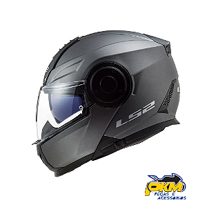 Capacete Para Motociclista Ls2 Scope Ff902 Monocolor Matte Titanium