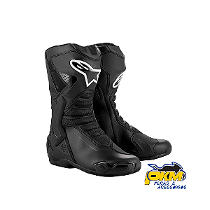 Bota Para Motociclista Alpinestars Smx 6 V3 Preto