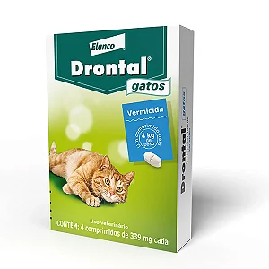 Drontal Gato Caixa Com 4 Comprimidos