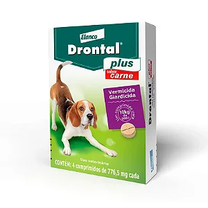 Drontal Plus Ate 10kg Caixa Com 4 Comprimidos