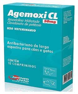 Agemoxil Cl 50mg Com 10 Comprimidos