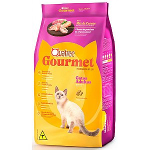 Racao Quatree Gourmet Gatos Adultos Mix De Carnes 10.1kg
