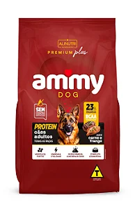 Ração Ammy Dog Premium Plus Protein Bcaa 25kg