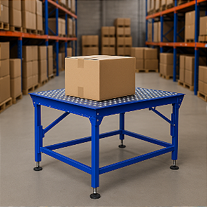 Mesa de esferas transferidoras 1.000 x 1.000 x 1.000 mm