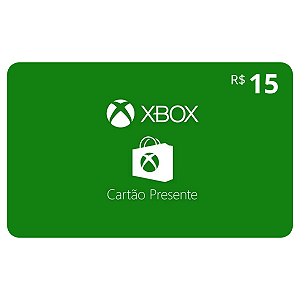 Gift Card Xbox 15 Reais