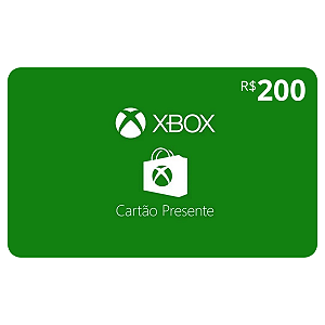 Gift Card Xbox 200 Reais