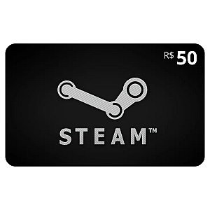 Gift Card Steam 50 Reais