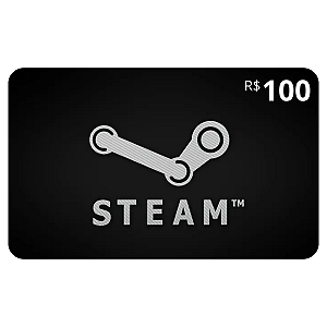 Gift Card Steam 100 Reais