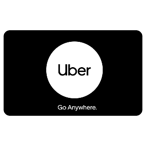 Gift Card Uber 70 Reais